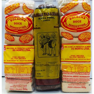 Kit c/2 Bolachas Nordestina Doce + 1 Sorda Mata Fome