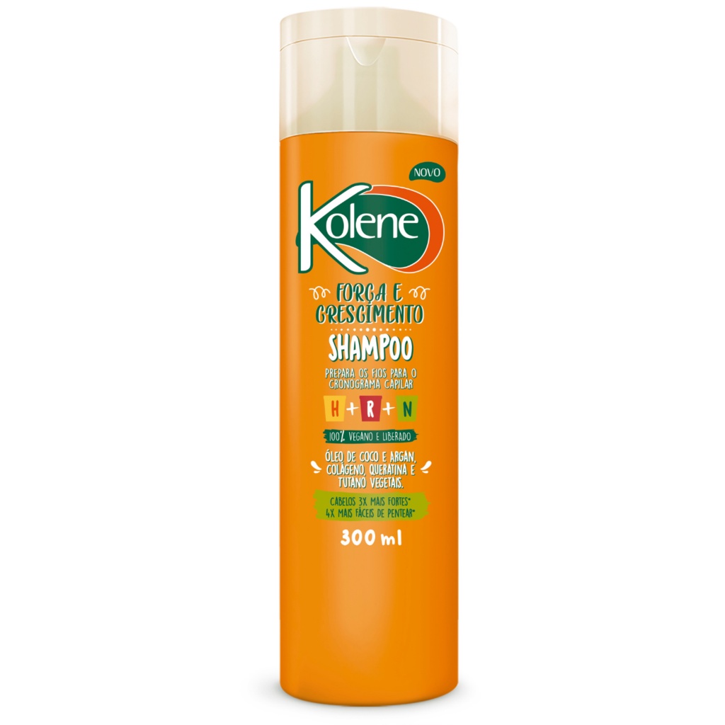 Shampoo Kolene Força E Crescimento 300ml H+r+n