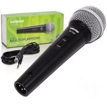 Microfone Shure Sv100 De Mão Com Fio Dinâmico Cardióide