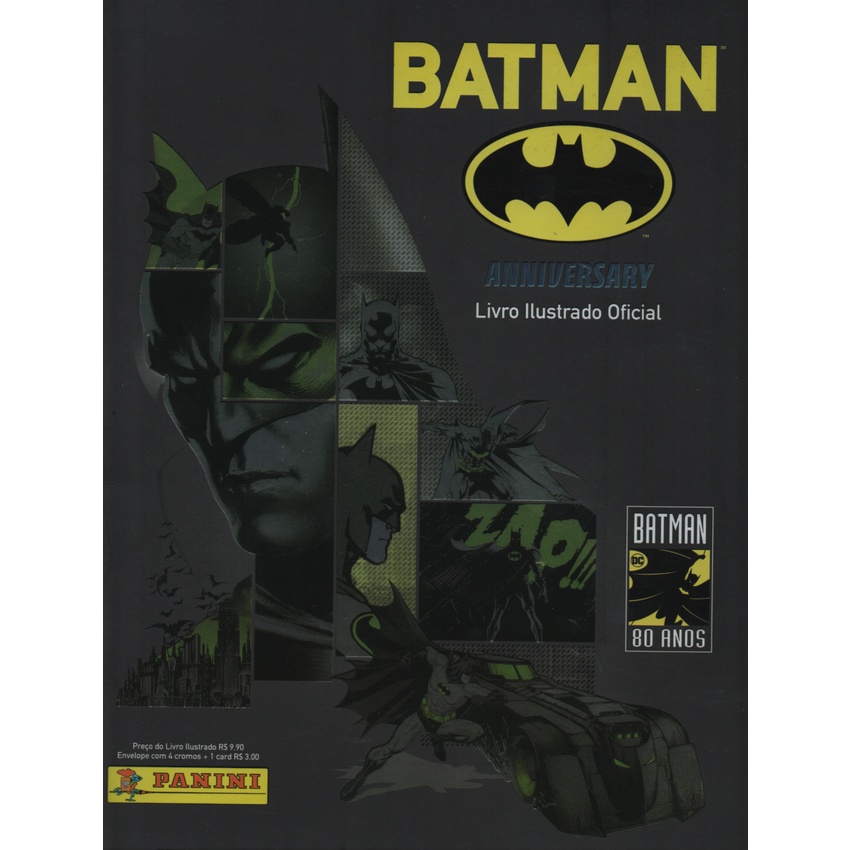 Álbum de Figurinhas Batman 80 Anos - Novo Vazio - Versão Cortesia | Shopee  Brasil