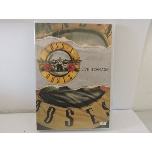 Dvd Guns N Roses Live In Chicago Usado Bom Estado Original