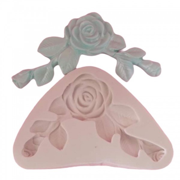 Molde De Silicone Arabesco Rosa Luxo Molde Para Confeitaria Molde Para Biscuit 257