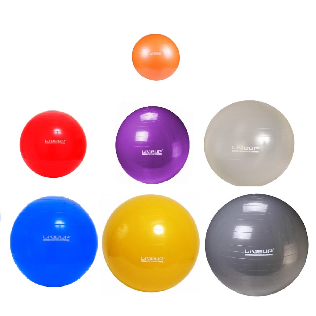 Bola Pilates Yoga Fitball Liveup Diversos Tamanhos e Cores
