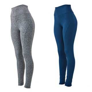 KIT 2 Leggings Montaria Suplex Plus Size Cós Alto Feminino
