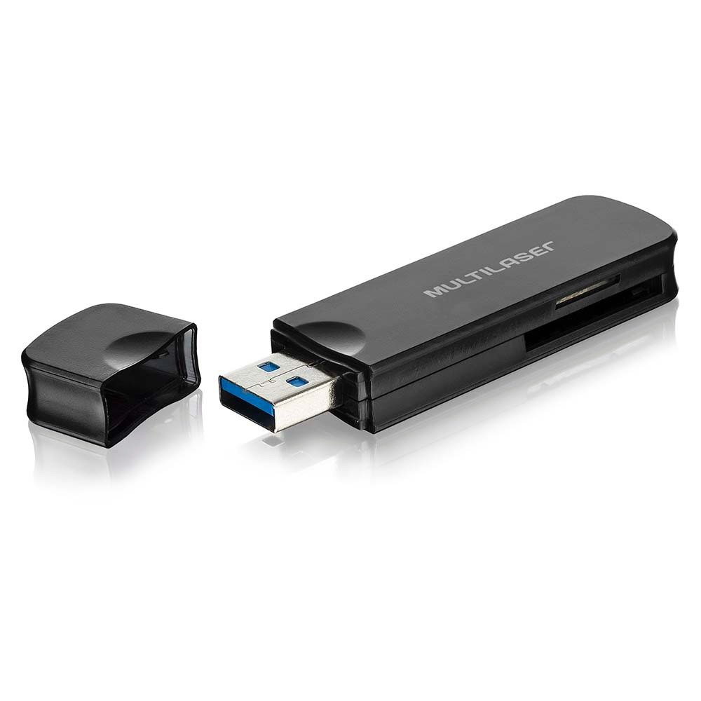 Leitor De Cartão Multilaser Super Speed Usb 3.0 - Ac290