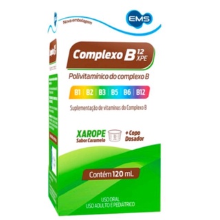 Vitaminas do Complexo B Ems 120ml Vitamina B12 Engordar Ganho de Peso - Envio 24 horas