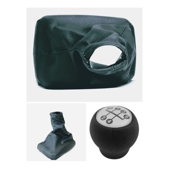 Bola Manopla + Coifa Cinza Corsa Sedan Pick-up 1995 A 2002