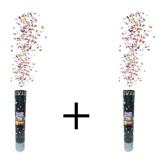 2 Und Lança Confete Festa - Metalizado - Varias Cores em Oferta na Shopee