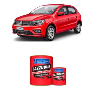 Tinta Automotiva Pu Vermelho Flash - Lp3g/d8d8 Vw Kit 900ml