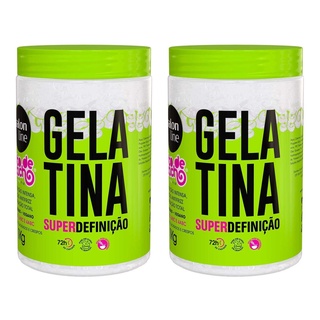 Kit 2 Gelatina To De Cacho Super Definição Salon Line 1kg