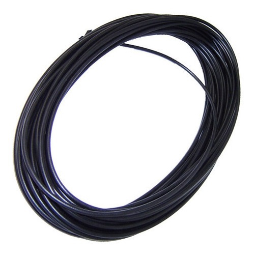 Conduite Encapado Com Teflon Preto Rolo 20m Para Bicicleta.