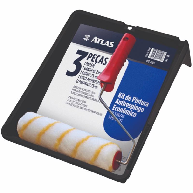 Kit de Pintura Antirrespingo com 03 Peças - 2003 - ATLAS