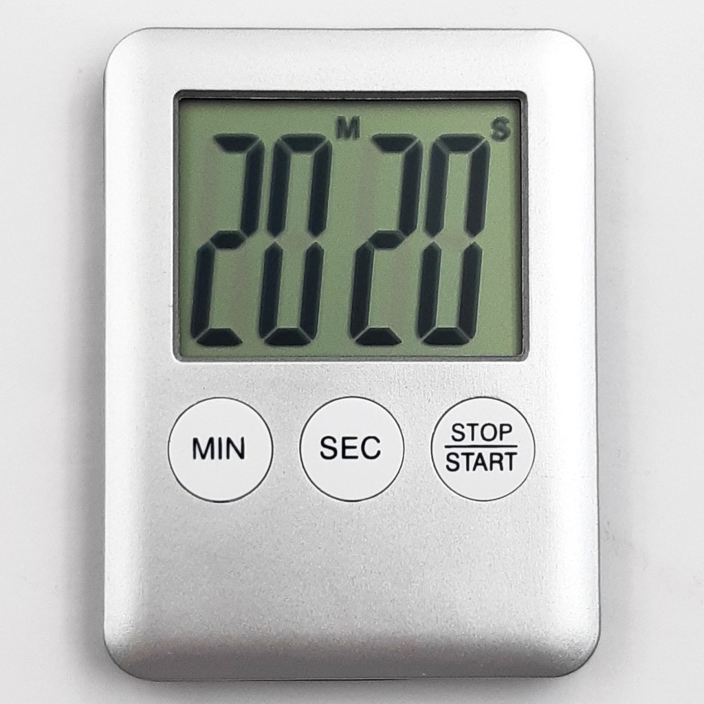 Timer para cozinha ou cronômetro para academia digital com imã, display