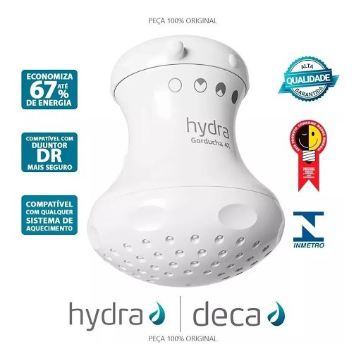 Chuveiro Ducha Hydra Corona Gorducha 4 Temper. 5700w - 220v.