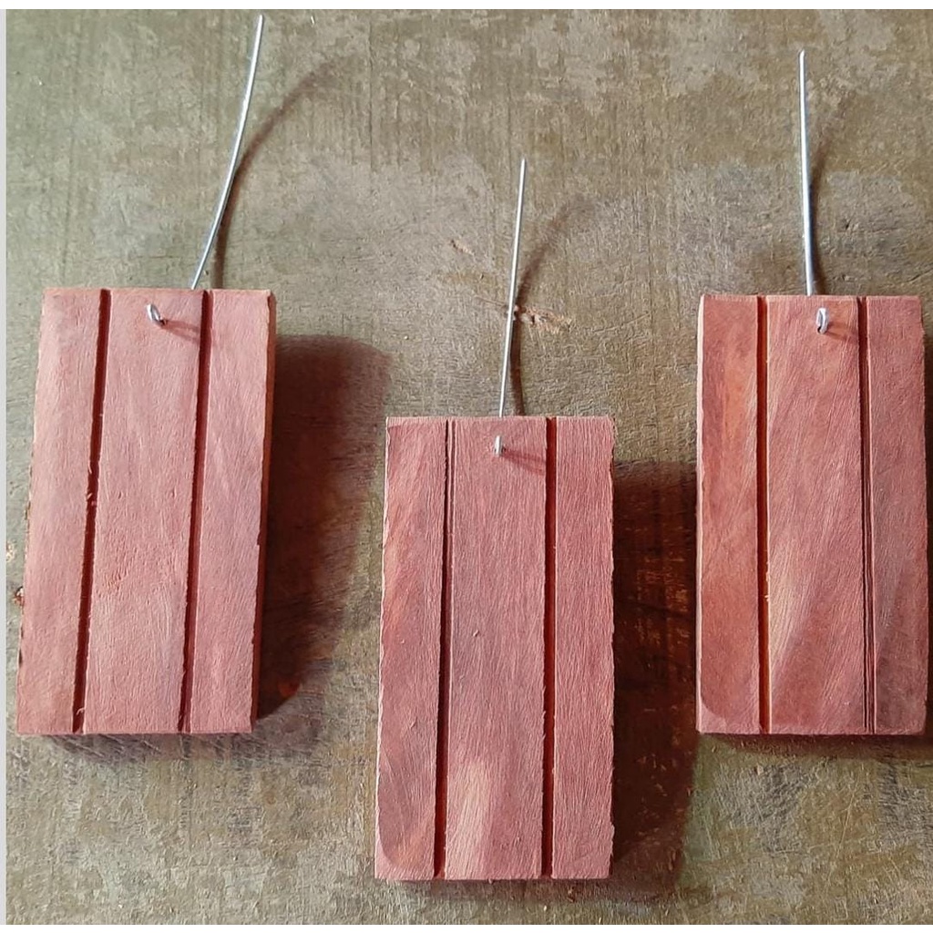 Cachepo/cachepots Plaquinhas De Peroba Rosa Para Mini Orquideas. Kit Com 4 Unidades.