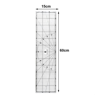 Regua 15x60 Acrilica Patchwork Scrapbook Costura Papelaria régua em Oferta na Shopee