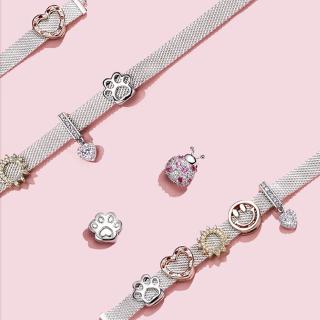 BAMOER 6 Styles Charm For Reflexions Bracelets DIY 925 Sterling Silver Jewelry Accessories SCX105