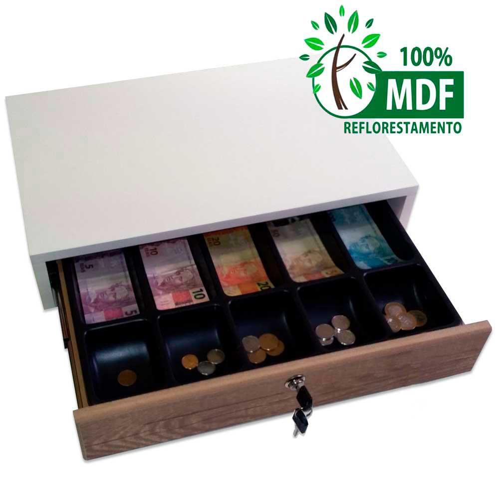 caixa para dinheiro em mdf com separador de notas e moedas | Shopee Brasil