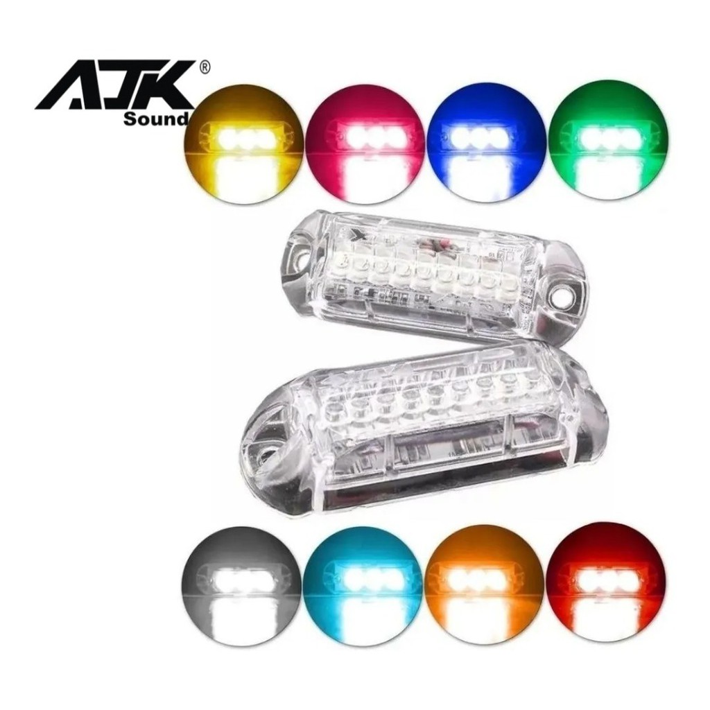 Par Strobo Endereçável Ajk Rgb 3w 8cores 12 Efeitos Barato! em Oferta na Shopee