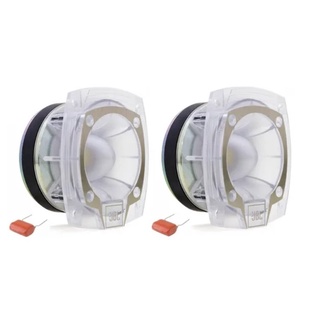 Kit 2 Super Tweeters Acrilico Jbl St330 Poly 125w Rms + 2 Capacitores