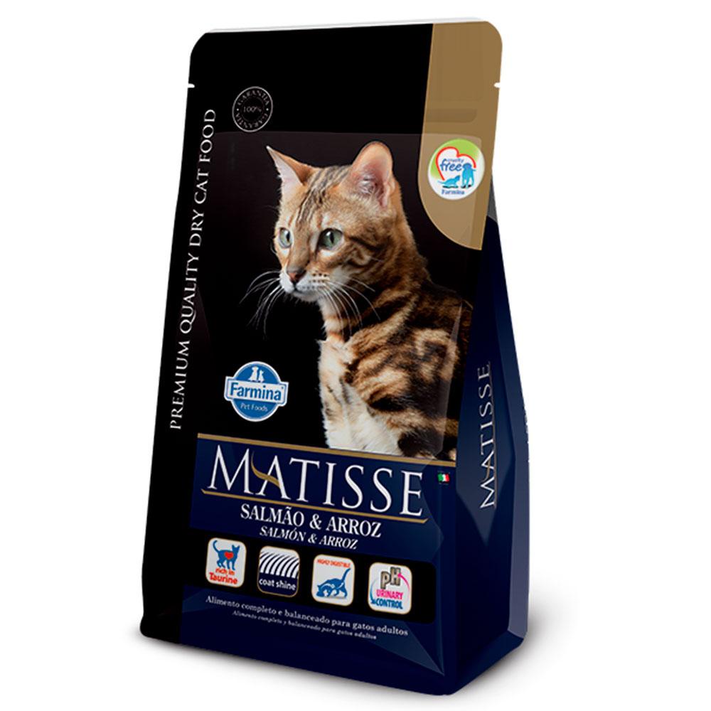 Racao Farmina Matisse Gatos Salmao E Arroz - 7,5kg