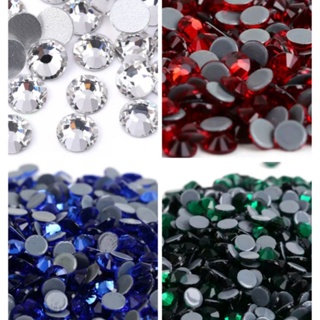 Aplique Roupa Termocolante Strass Hot Fix Cristal Pedraria Ponto luz 3/5/6/10mm p/ unhas também ki em Oferta na Shopee