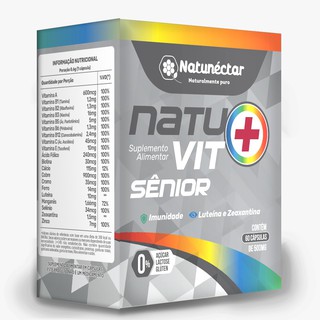 Natuvit Sênior - Multivitamínico - 60 Cápsulas