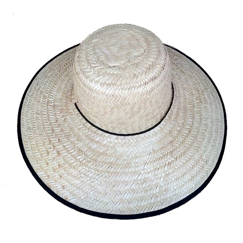 1 Chapéu de Palha Sombreiro Praia /Surf Copa Redonda C/ Vies C/ Cordão ABA 14 em Oferta na Shopee