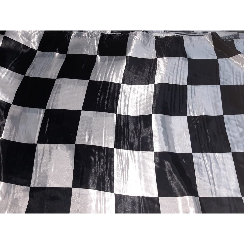 2 metros tecido cetim bandeira de autódromo tendo 1,40 de largura