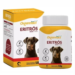 Suplemento Eritros Dog Tabs Organnact Blister 18 Gr