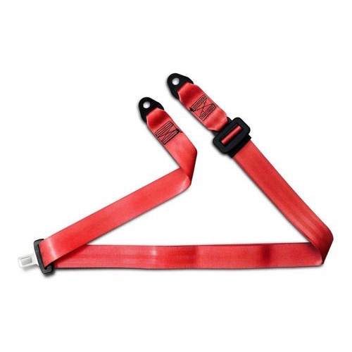 Cinto De Segurança 3 Pontos Vermelho Haste Regulável Mach X