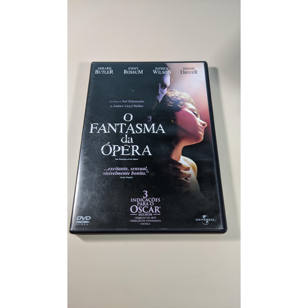 dvd o fantasma da ópera