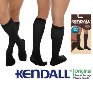 Meia Comprida Com Ponteira Masculina Kendall 3/4 De Alta Compressão 20-30 mmHg