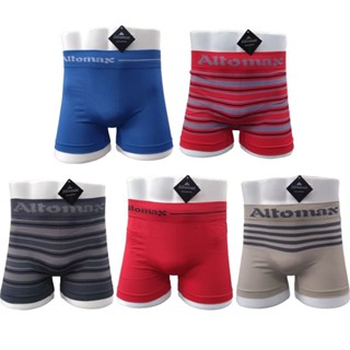 Kit 3PÇS Cueca Boxer Box Adulto Sem Costura Altomax Microfibra em Oferta na Shopee