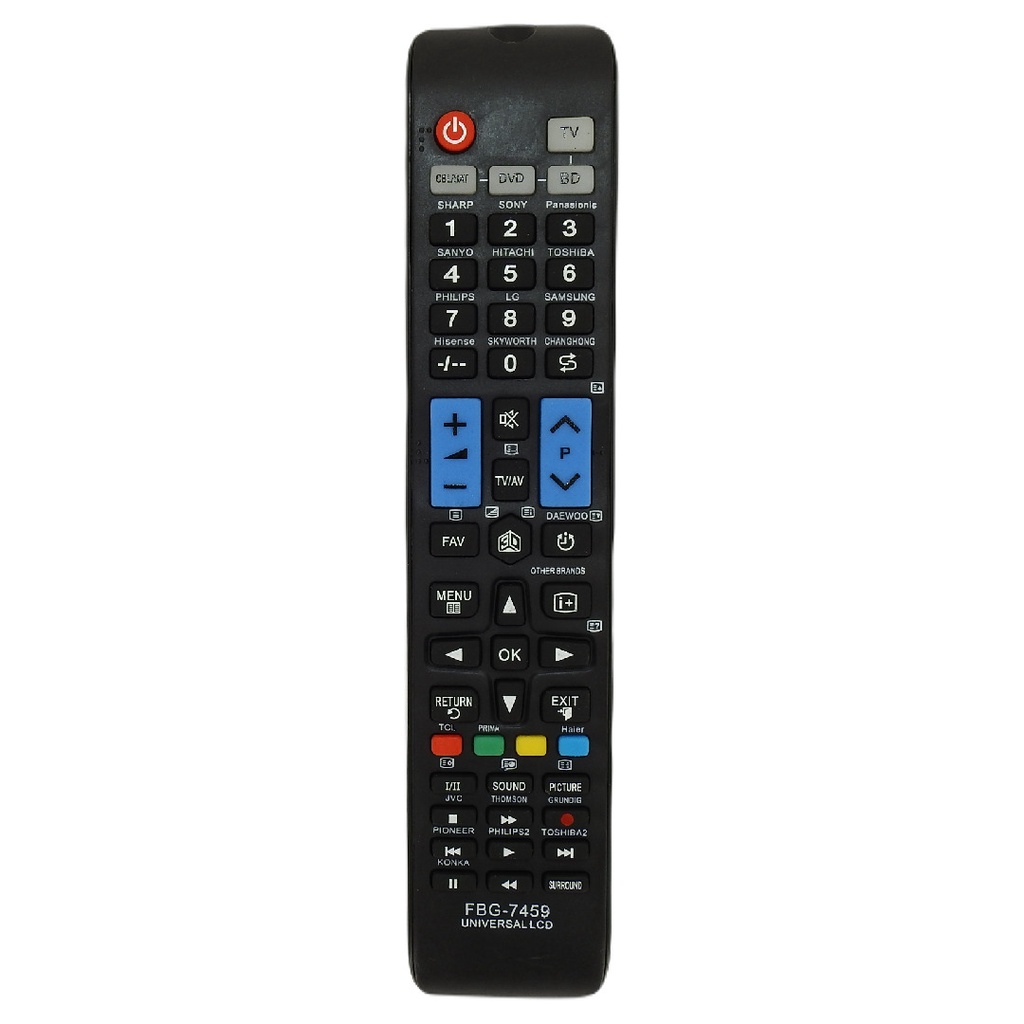 Controle Remoto Universal Tv Led/lcd/samsung/sony Fbg 7459