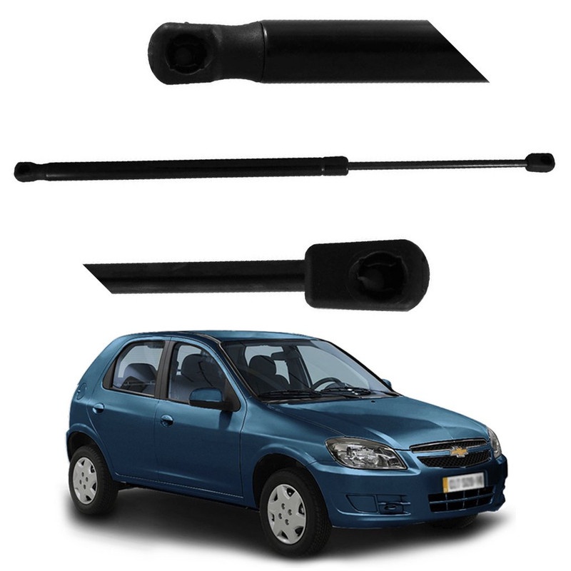 Par Amortecedor para Porta Malas Para Carro GM Chevrolet Celta 2000 Em Diante em Oferta na Shopee