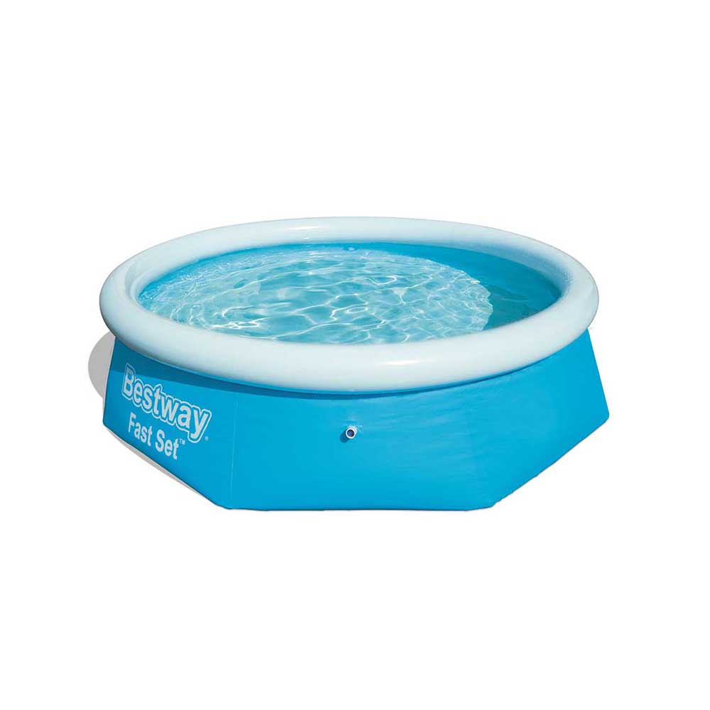 Piscina Inflável Resistente Verão Fast Set 1000L Bestway Estrutura Reforçada