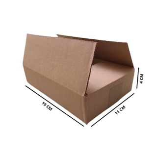 Kit com 100 Caixas de Papelão para pequenos envios 19x11x4cm em Oferta na Shopee