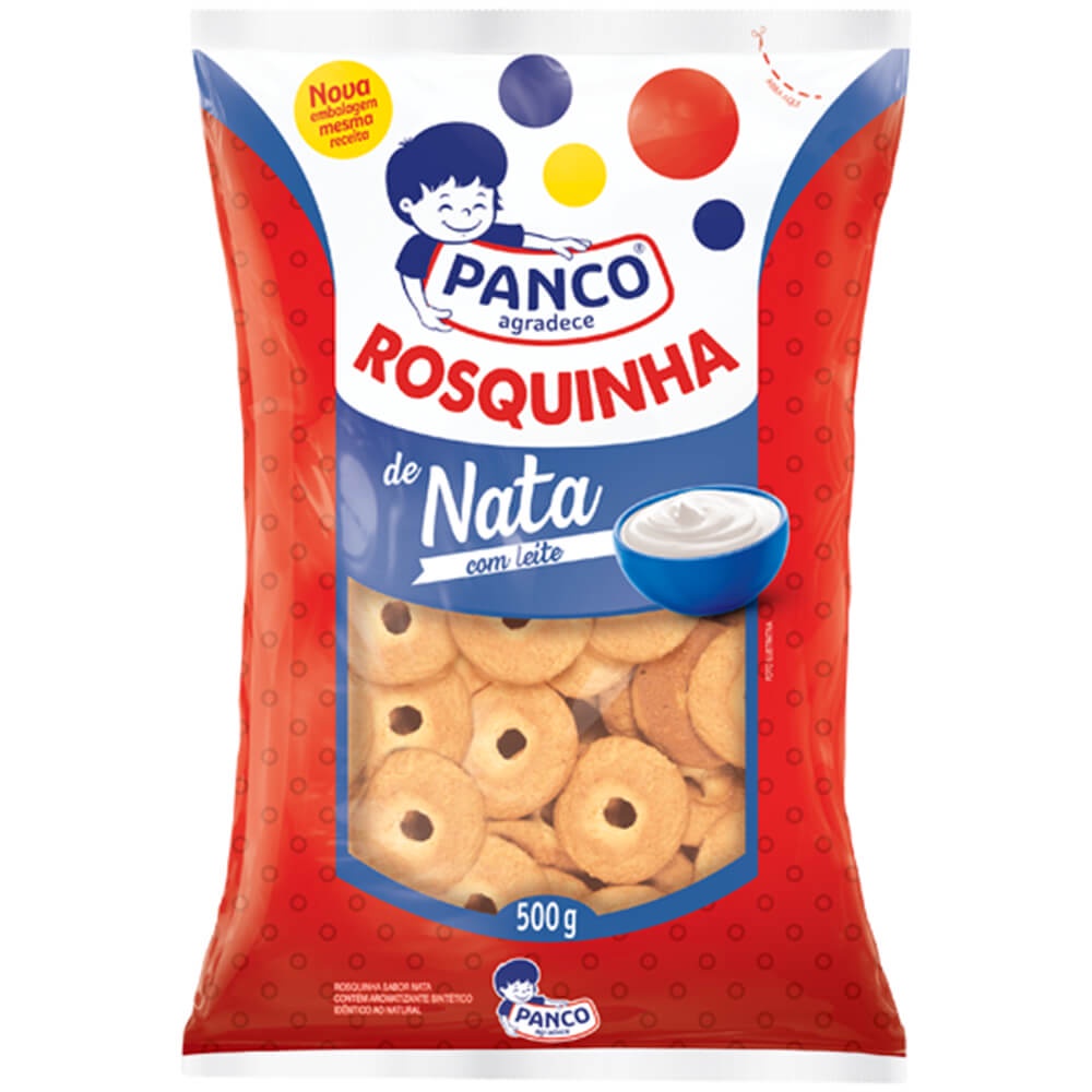 Biscoito Rosquinha Nata 500g - Panco