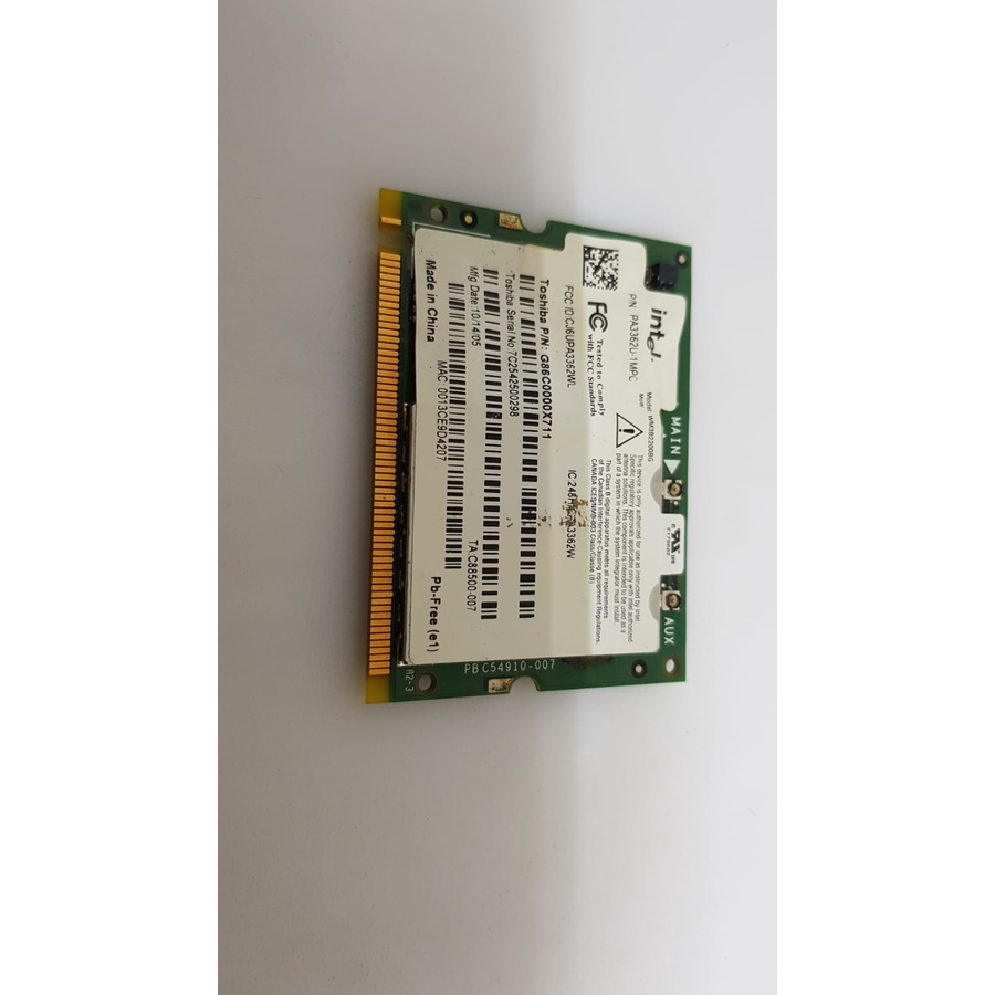 Placa Wifi Notebook Toshiba Satélite M70 (Cx. R11)