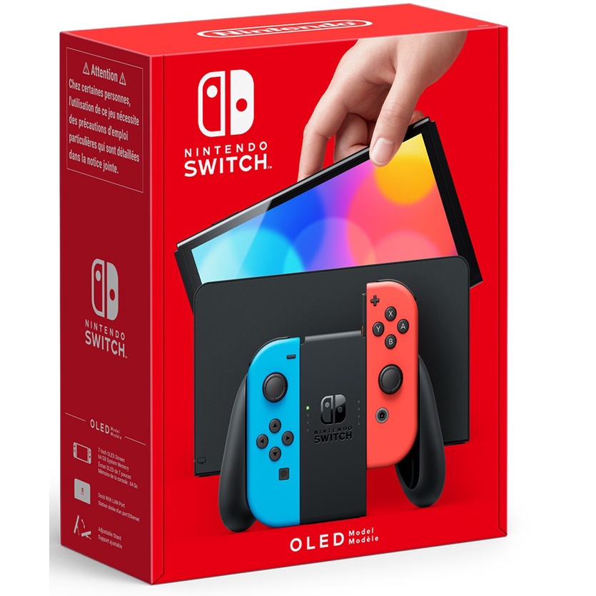 Console nintendo switch oled 64gb neon escorrega o pre o
