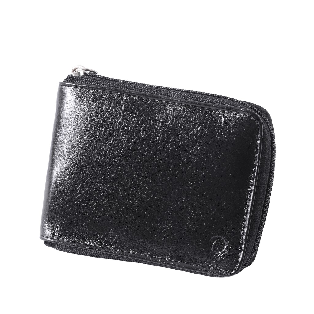 Carteira Masculina Couro Porta Documentos e Notas Fechamento Zíper Couro50 115