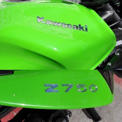 Adesivo Faixa 3d Top Tanque Rabeta Moto Kawasaki Z 750 Z750