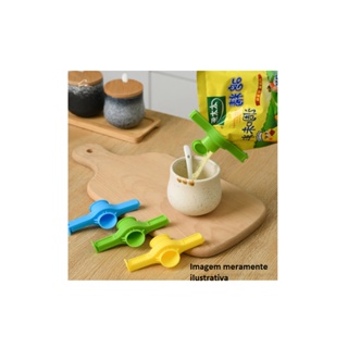 lacre de plástico com tampa para embalagens em Oferta na Shopee