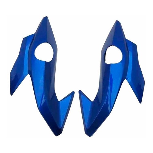Carenagem Lateral Bananinha Farol Titan 160 Azul Par