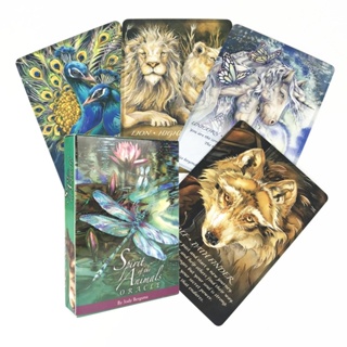 Tarot Cards Spirits Of The Animais Oráculo Jogos De Tabuleiro Entreterias Set Party Para Crianças Adultas em Oferta na Shopee
