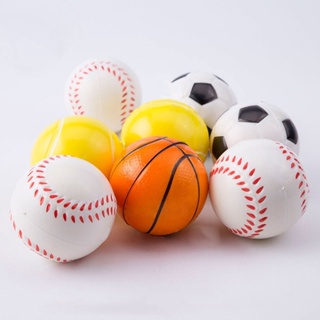 Bola De Basquetebol De Futebol Exercício De Tênis Elástico Macio Alívio De Estresse Kid Small Ball Toy em Oferta na Shopee