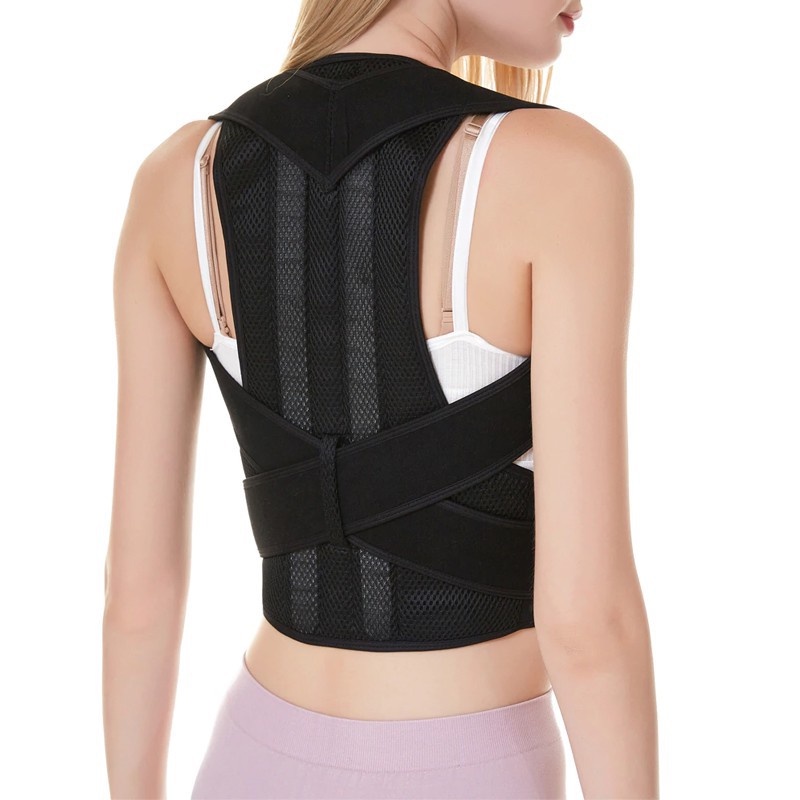 Cinta Unissex Postural Colete Reforçada Corretor Coluna Lombar Forte em Oferta na Shopee