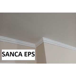 Moldura roda teto sanca isopor Kit 18 metros S2 em Oferta na Shopee