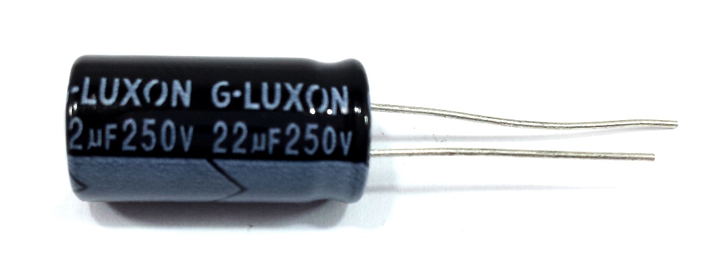 10 Capacitor Eletrolítico 22X250 22uf 250v Para Driver Cone Corneta +105°C Som Automotivo Proteção